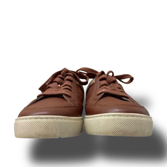 EUC Burberry Mens Leather sneakers w/Check insert Sz 42, fits like a US Sz 10 - Picture 7 of 8